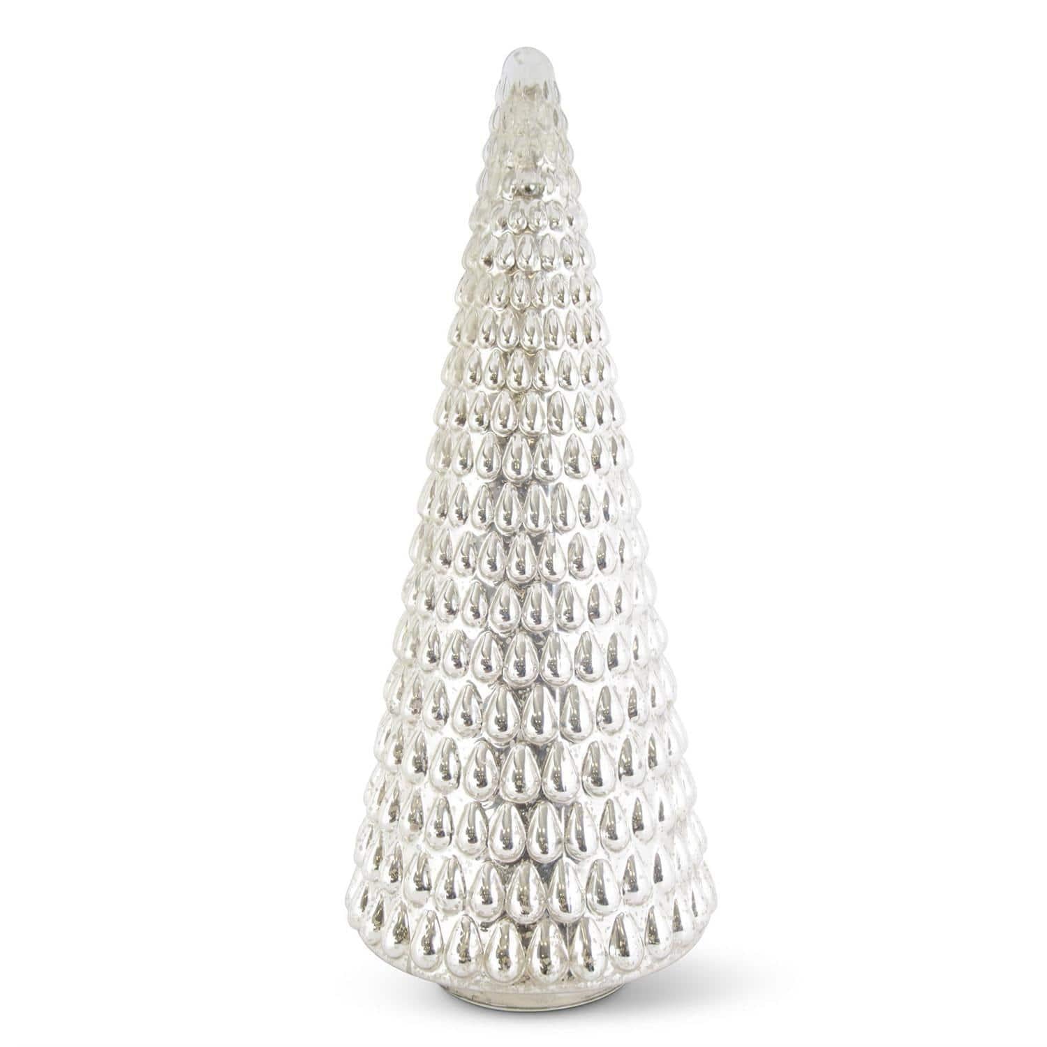 Silver Mercury Glass LED Tree